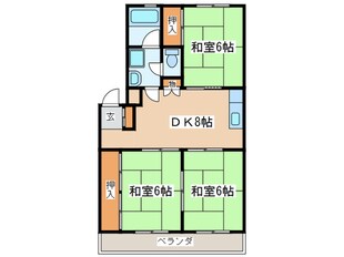 車屋第５ビルの物件間取画像